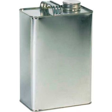BOX PACKAGING Global Industrial„¢ Metal F Style Cans, 1 Gal., Silver, 40/Pack HAZ1073